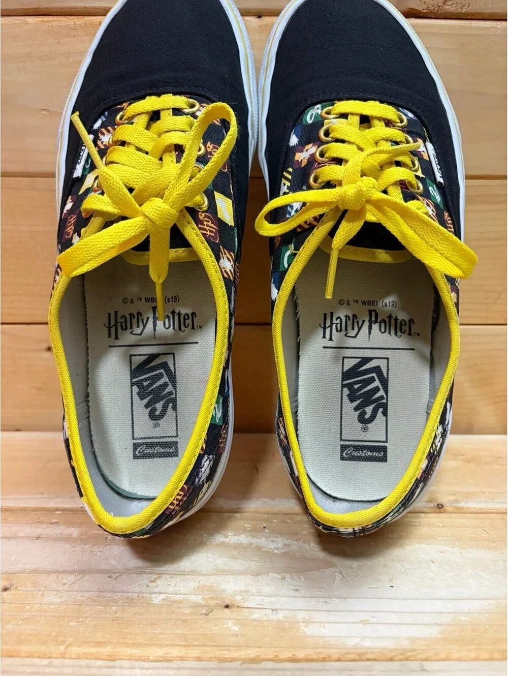 Harry Potter Checkerboard House Decal classic vans shoes Men’s 8.5 Women 10